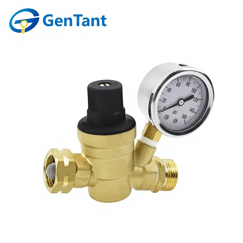 Pressure Reducing Valve With Gauge