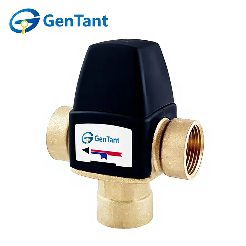 Thermostatic Mixing Valve With Side Water Outlet